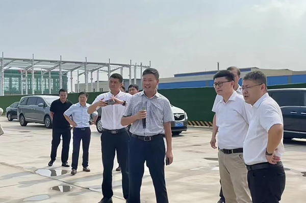 省工信局，發(fā)改委，科技局領(lǐng)導(dǎo)考察我公司1
